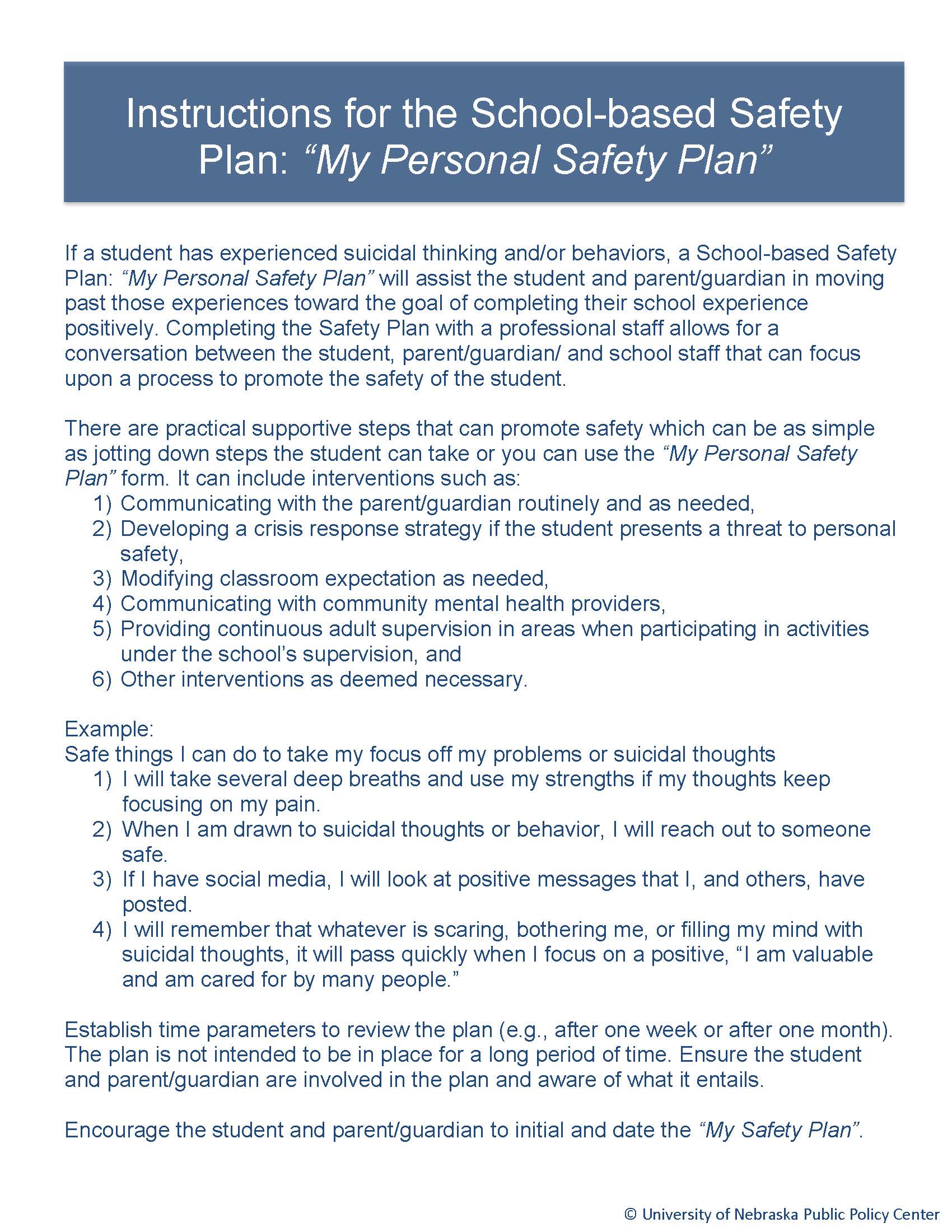 Learn How Safety Plans Prevent Suicide – WebShrink